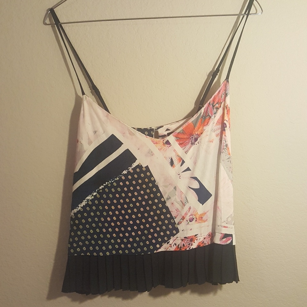 French Connection Multi Print Top - Picture 2 of 2
